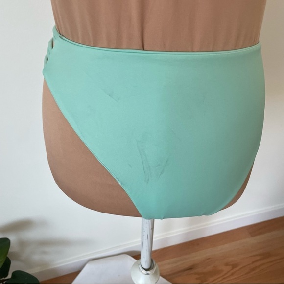 Splendid Light Blue Multi Tie Strap Halter Two Piece Stretch Bikini Size Small - Picture 5 of 8